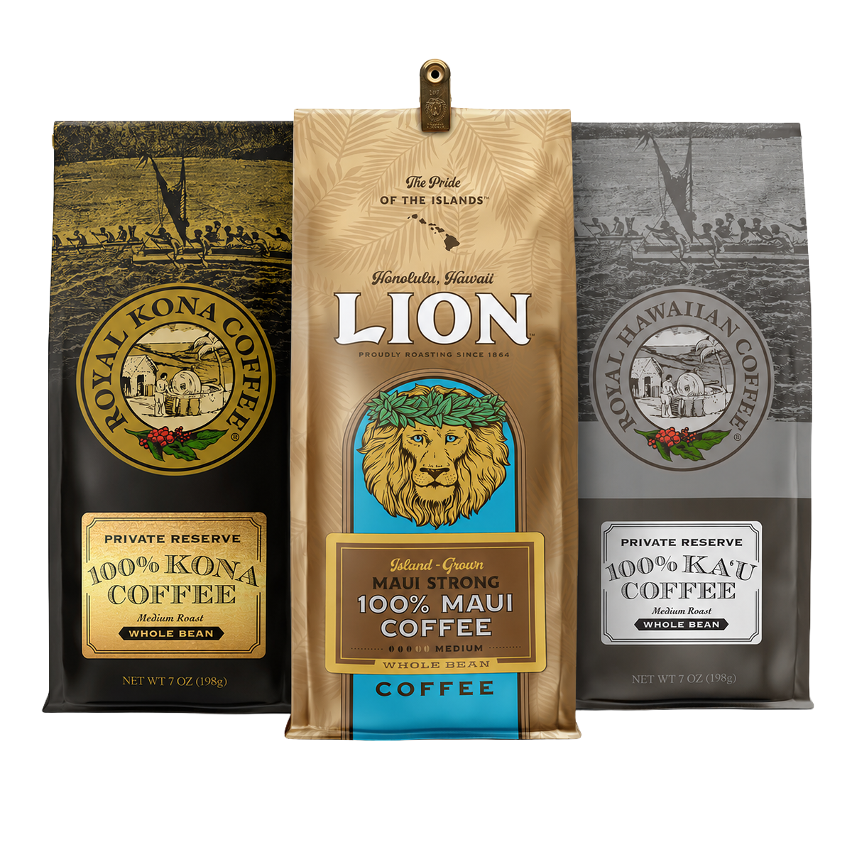100% Hawaiian Coffee Sampler - Royal Kona Coffee